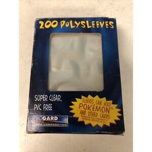 Vintage Progard Millennium Sport & Game Trading Card Sleeves Polysleeves 200 Ct